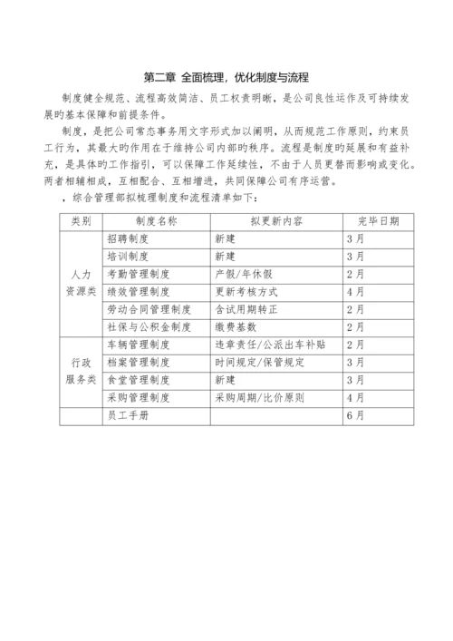 综合管理部工作计划.docx