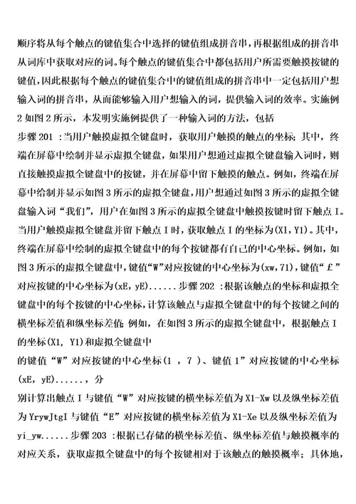 一种输入词的方法及装置的制作方法