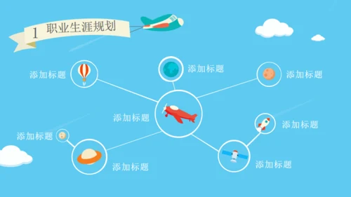 职业生涯规划梦想在路上追寻通用PPT模板