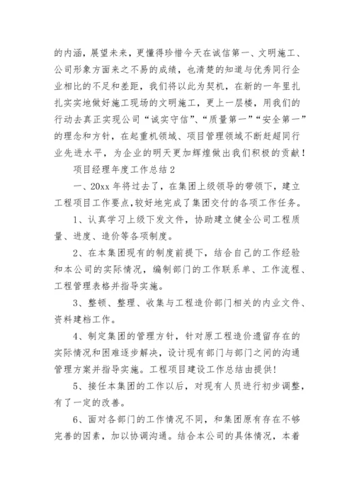 项目经理年度工作总结.docx