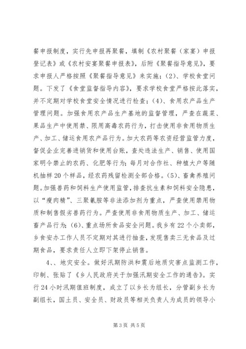 乡镇年度安全生产责任建设工作总结.docx