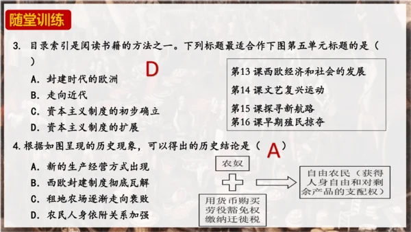 第13课  西欧经济和社会的发展  课件