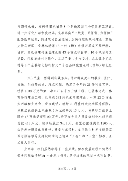 县政府上半年工作会议发言稿.docx