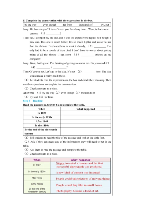 【轻松备课】外研版初中英语九年级上Module 11 Unit 3教学详案