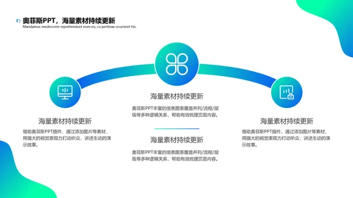 绿色插画扁平风评优评先PPT套装