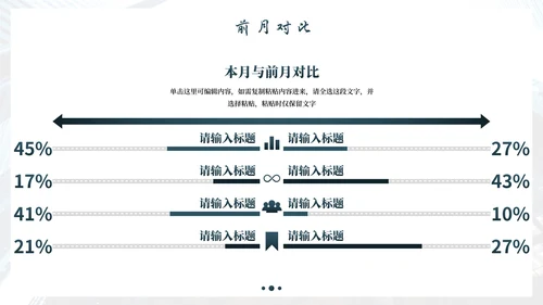 实景阶梯人物本月总结及下月计划PPT模板