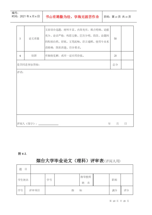 烟台大学职业技术学院本科毕业论文(设计)写作规范.docx