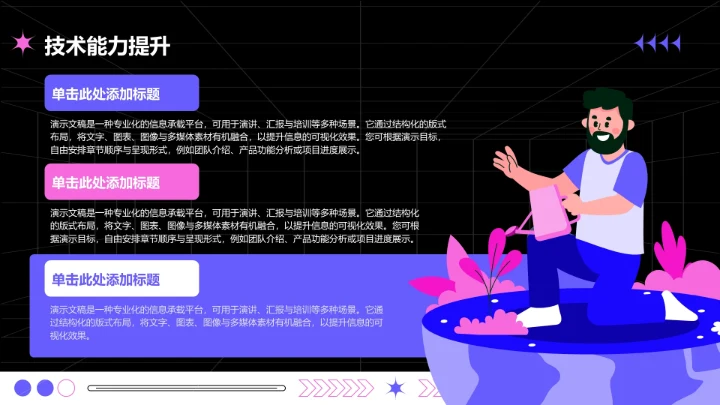 职场新人能力提升指南PPT模板