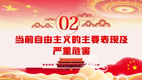 对党忠诚强化政治纪律反对自由主义ppt模板