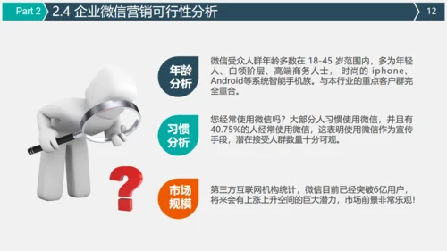 微信朋友圈公众号营销策划方案通用PPT模板