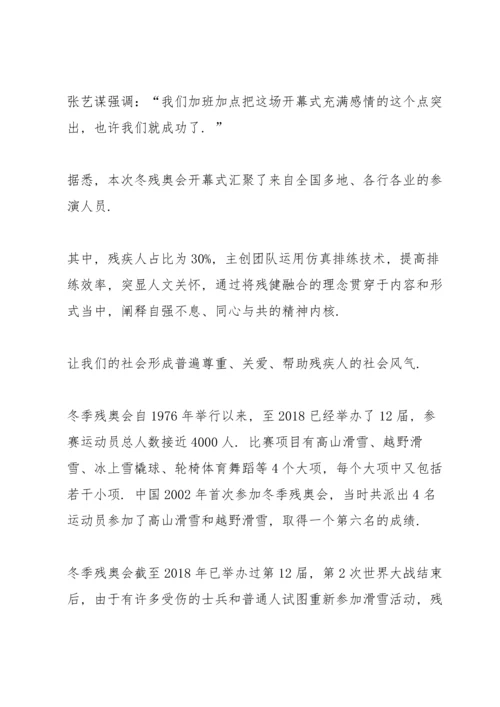 北京冬残奥会细节感拉满心得体会2022.docx