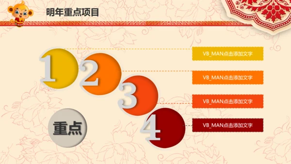 2016猴年开门红年会晚会工作总结PPT