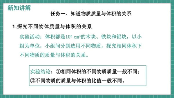人教版物理八年级上册6.2《密度》课件（34页ppt）