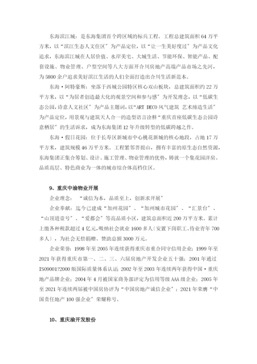 重庆市“房地产开发企业五十强”.docx