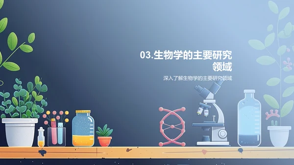 生物学概述讲座PPT模板