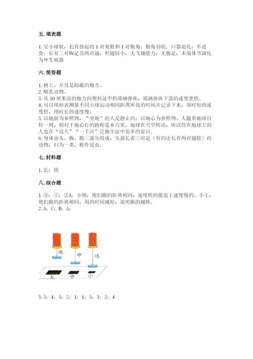教科版科学三年级下册 期末测试卷附完整答案【易错题】.docx