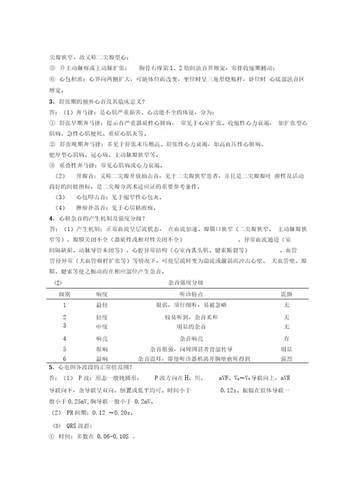 心内科基础知识