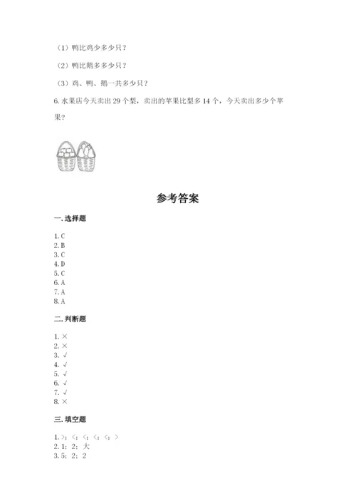 小学数学二年级上册期中测试卷附参考答案【a卷】.docx