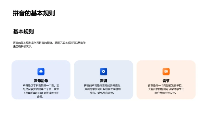 拼音教学新策略PPT模板