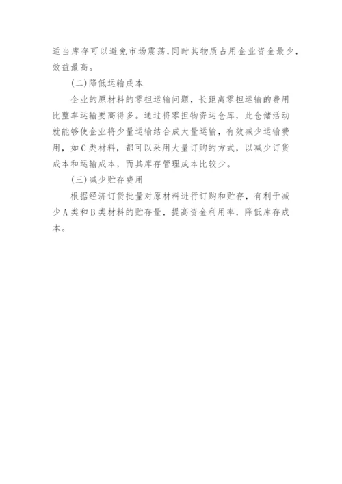 最新库存管理论文开题报告.docx