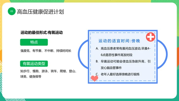 三高人群知识教育课件PPT模板