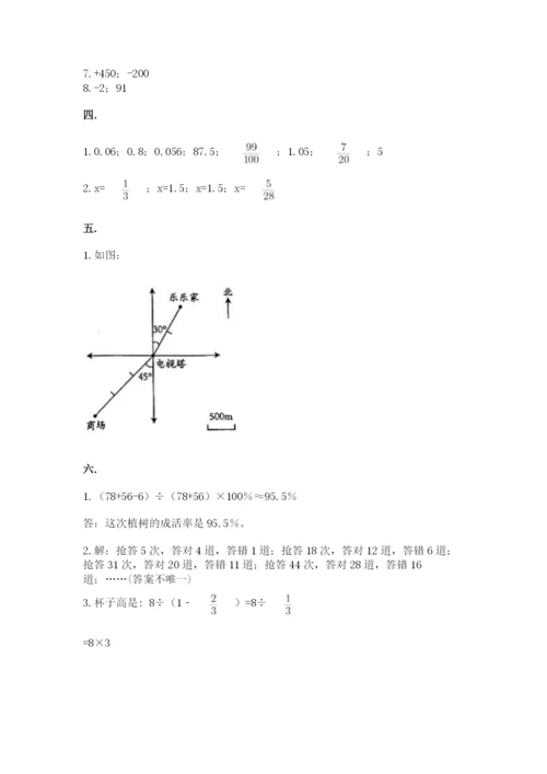 山西省【小升初】2023年小升初数学试卷精品（网校专用）.docx