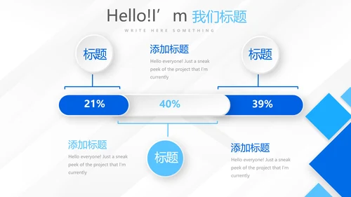 蓝色大气创意企业公司宣传产品介绍动态PPT模板