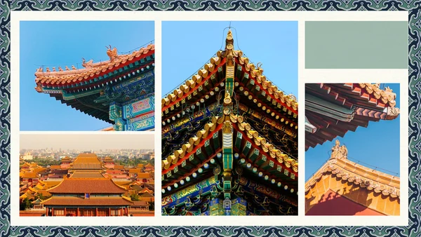 古建故宫旅游胜地景点介绍通用PPT模板