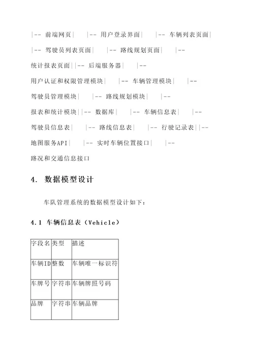 车队管理系统定制方案