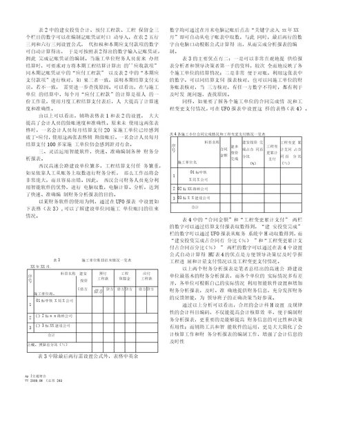 浅议高速公路建设单位会计科目的设置及各种财务分析报表的编制方法