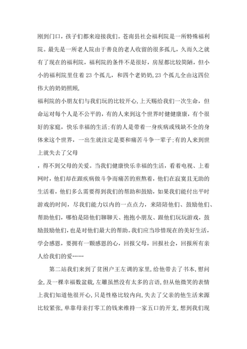 走访贫困户实践活动心得五篇.docx