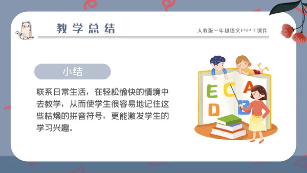 汉语拼音字母的读音PPT模板