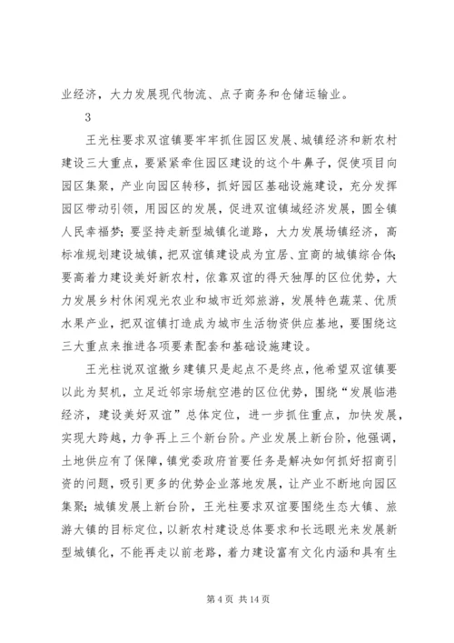 人大代表视察双谊工业园区建设.docx