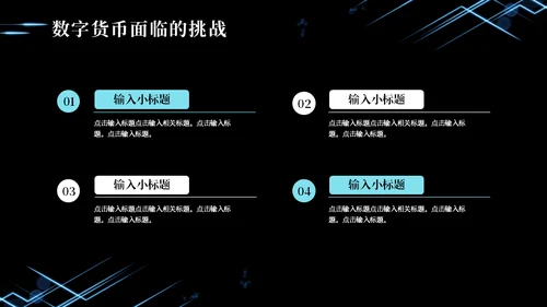数字货币现状及发展方向通用PPT模板