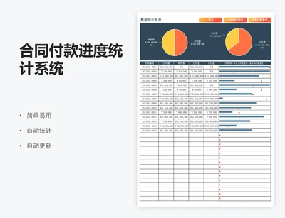 合同付款进度统计系统
