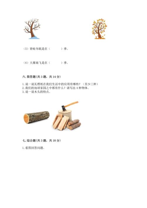 教科版科学二年级上册《期末测试卷》精品（巩固）.docx