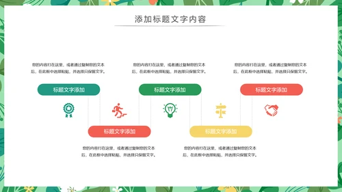 唯美清新主题述职报告PPT模板