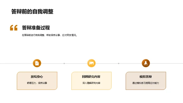 答辩技巧突破