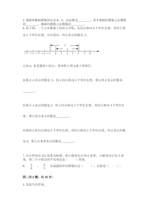 山西省【小升初】2023年小升初数学试卷【研优卷】.docx