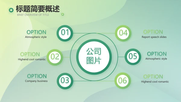 绿色大气农业项目商业计划书动态PPT
