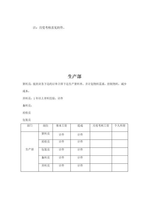 铝材工资体系