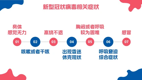 卡通插画开学防疫第一课主题教育PPT模板