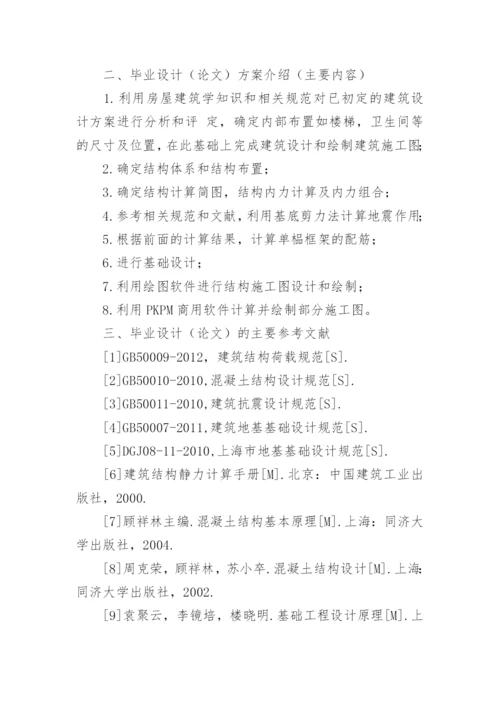 毕业论文(设计)开题报告精编.docx