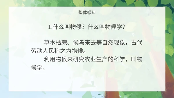 八年级下大自然的语言课件PPT模板