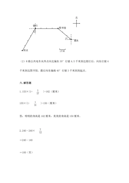 人教版六年级上册数学期中测试卷（考点梳理）.docx