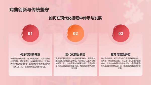 红色国潮风中国戏曲文化科普介绍PPT模板