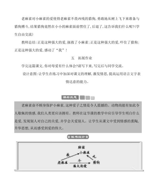 16麻雀 教案