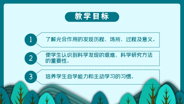 光合作用的原理和应用通用PPT模板