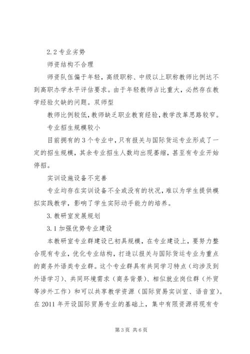 教研室十二五规划 (3).docx