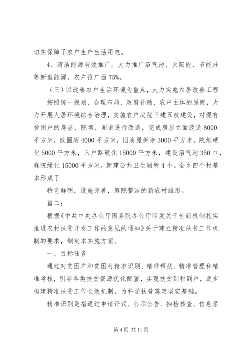乡镇精准扶贫调研报告.docx